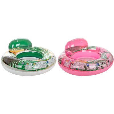 8. DMUCHANY LEŻAK FOTEL WODNY 106CM 35005 RÓŻOWY