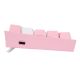 2. REDRAGON K617-RGB Fizz RGB White/Pink klawiatura USB Różowy, Biały