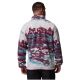 3. Columbia Helvetia II Printed Half Snap Fleece 2098461624 Bordowe L