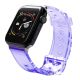 Pasek silikonowy bransoleta bransoletka Strap Light do zegarka Apple Watch 42 / 44 mm - fioletowy
