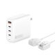 4smarts Ladegert GaN Flex Pro 100W 3 USB-C+1 USB-A. Podróż