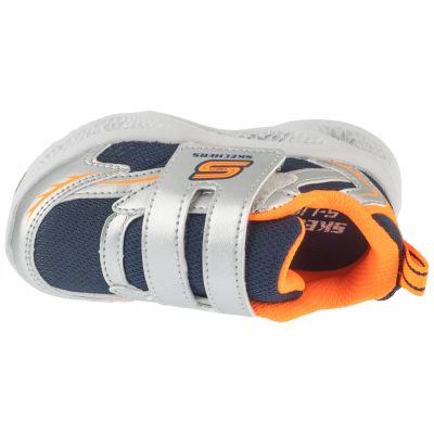 3. Skechers Meteor-Lights - Glow Spike 401498N-SLOR Srebrne 22