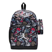 Plecak szkolny sportowy Air Jordan Raid Backpack 17L Black + Piórnik - 9A9250-KR5