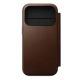 9. Nomad Modern Leather Folio pokrowiec na telefon komórkowy 16 cm (6.3") Brązowy