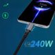 7. Kabel Wozinsky WPS-UY42S USB-C USB4 40Gb/s 240W 2m 4K - czarny