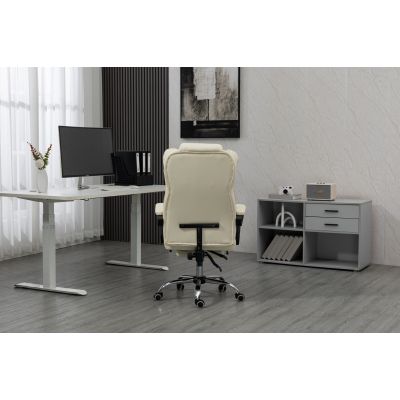 17. Activejet Fotel biurowy YK7416 beżowy
