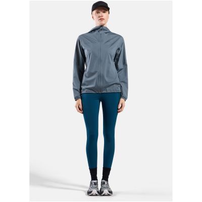 2. Kurtka wodoodporna damska Odlo X-ALP WATERPROOF Jacket szara
