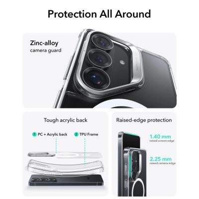 2. Etui ESR Classic Hybrid Kickstand MagSafe na Samsung Galaxy S26+ - przezroczyste