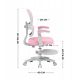 11. Fotel obrotowy Junior 4.4 Pink
