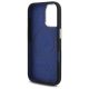 7. Etui Mercedes Silicone Blue Stripe MagSafe na iPhone 16 - czarne