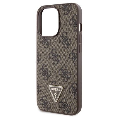 7. Etui Guess Crossbody 4G Metal Logo na iPhone 13 Pro / iPhone 13 - brązowe