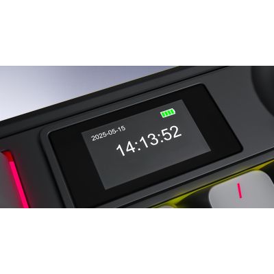 21. HATOR Skyfall Pro Wireless 80 klawiatura Gaming USB + RF Wireless + Bluetooth QWERTY US English Czarny, Szary