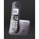 2. Telefon stacjonarny Panasonic KX-TG6811 PDB (kolor czarny, kolor srebrny)
