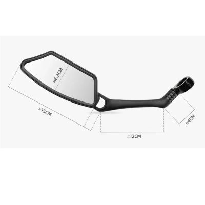 3. Rockbros lusterko rowerowe prawe 26210007002 czarn