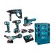 2. Zestaw Combo 18V DDF484+DGA513+DHR202+DJV181+DML802