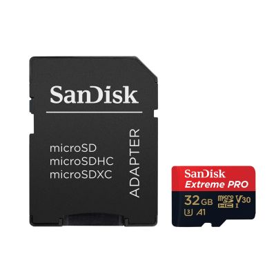 6. Karta pamięci SanDisk Extreme Pro SDSQXCG-032G-GN6MA (32GB; Class U3)