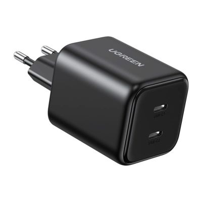 2. Ładowarka Ugreen GaN 45W 2xUSB-C - czarna