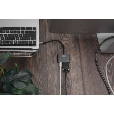 6. Kabel adapter graficzny USB Typ C na miniDisplayPort/VGA 4K 30Hz UHD 0,2m