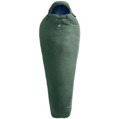 Deuter Orbit SL +5C/41F Dorosły Śpiwór typu mumia Tkanina, Polietylenosulfon (PES), Ripstop Zielony