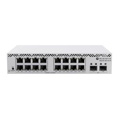 7. Switch Mikrotik CSS318-16G-2S+IN 18p  Managed Gigabit/10G