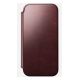 6. NOMAD Modern Leather Folio - skórzane etui do iPhone 17 Pro Max kompatybilne z MagSafe, skóra Horween (burgundy)