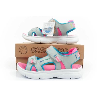 21. Sandały Skechers Jr 302984L/SLPK