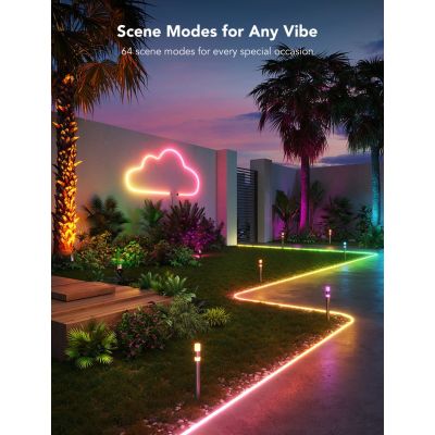 4. Taśma LED Govee H61A8 Outdoor Neon Strip Lights 10m z Wi-Fi, Bluetooth, RGBIC