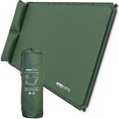 21. MATA SAMOPOMPUJĄCA 192X132X3CM ZIELONA ENERO CAMP