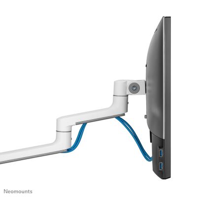 7. Neomounts DS60-425WH1 uchwyt / stojak do monitorów 68,6 cm (27") Biurko Biały