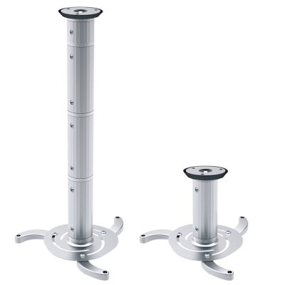 2. Uchwyt sufitowy do projektora Maclean MC-517 (80 mm - 980 mm; 10 kg; kolor srebrny)