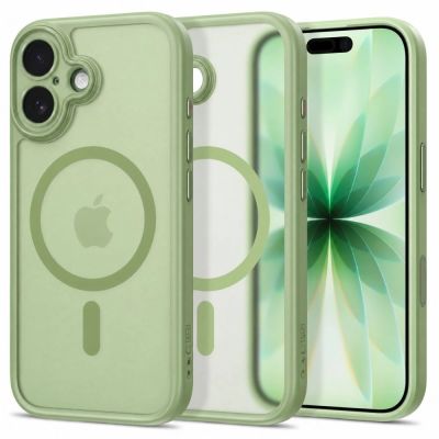 Etui Tech-Protect MagPeak MagSafe CC na iPhone 17 - zielone matowe