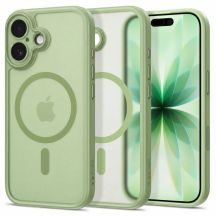 Etui Tech-Protect MagPeak MagSafe CC na iPhone 17 - zielone matowe