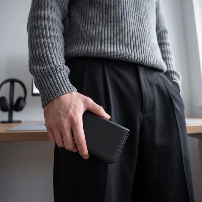6. Etui Tech-Protect Wallet na Xiaomi Redmi Note 17 Pro Max 5G - czarne matowe