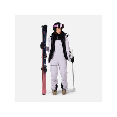 3. Spodnie narciarskie damskie ROSSIGNOL W Outerlimits Insulated Bib szare