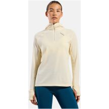 Bluza z kapturem damska Odlo X-ALP Mid layer hoody beżowa