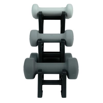 11. VIRTUFIT ZESTAW HANTLI NEOPRENOWYCH - ZESTAW SZTANGI - Z UCHWYTEM
