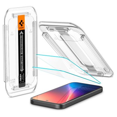 2. Szkło hartowane Spigen Glas.TR "Ez Fit" 2-pack na Google Pixel 9A - przezroczyste