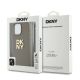 7. Etui DKNY Wrist Strap Stock Logo na iPhone 15 Pro - beżowe
