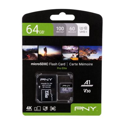 2. Karta pamięci PNY PRO Elite microSDXC 64GB
