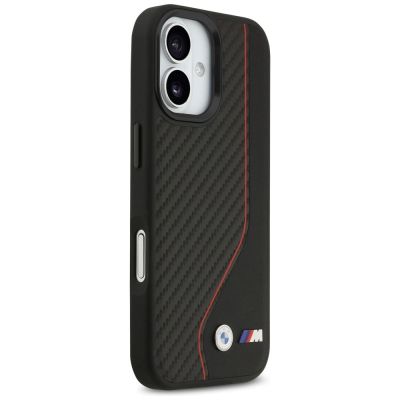 12. Etui BMW M Carbon Line & Logo MagSafe na iPhone 17 - czerwone