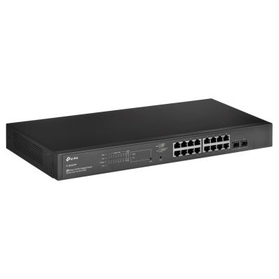 4. Switch TP-Link TL-SG2218P L2/L2+ Gigabit Ethernet (10/100/1000) Obsługa PoE 1U Czarny
