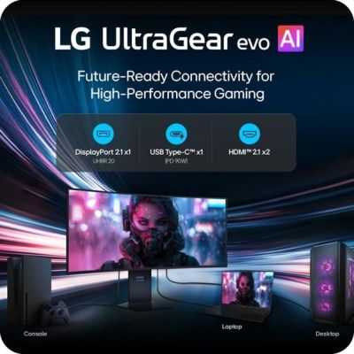 7. LG 39GX950B-B monitor komputerowy 99,1 cm (39") 5120 x 2160 px 5K Ultra HD OLED Czarny