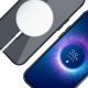 8. Etui 3mk Satin Armor MagCase z MagSafe na iPhone 15 Plus - przezroczyste z czarną ramką