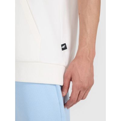 4. Bluza dresowa z krótkim rękawem bez kaptura męska 4F 4FRSS25TSWSM2114-11S