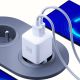 11. Ładowarka sieciowa 3mk Hyper GaN Charger 20W QC4+ PD PPS USB-C USB-A - biała