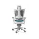 3. Fotel biurowy Wau 2 BL414 tkanina steelblue/biały