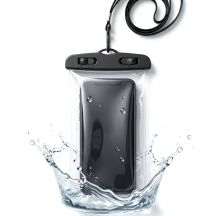 WODOODPORNE ETUI POKROWIEC NA TELEFON 11X21CM PVC CZARNE GRUNDIG