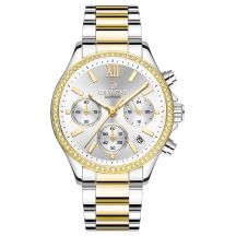 Zegarek Damski Giewont Sapphire Srebrno Złoty GW3670-B4