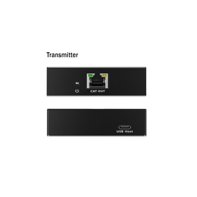 11. Przedłużacz (extender) po skrętce kat.6A USB 3.1 Gen1 do 100m, 3x USB-A, 1x USB-C do 5 Gbps, 1x RJ45 (Gigabit Ethernet) - zestaw (odbiornik/nadajnik)