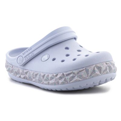 6. Klapki Crocs Crockband Geometric Glitter Band Clog Jr 210134-5AF